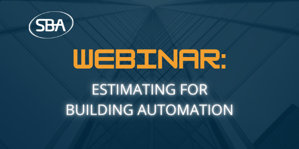 Webinar - Estimating for Building Automation - Email Header